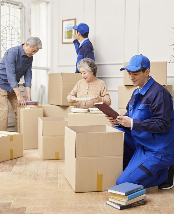 引っ越し作業現場